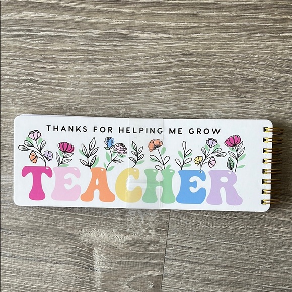 Colorful Teacher Appreciation Notebook - Picture 1 of 3